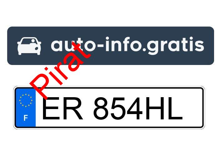 Pirat drogowy w pojeździe o numerach rejestracyjnych ER854HL