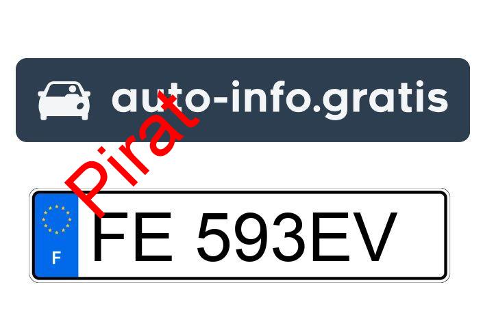 Pirat drogowy w pojeździe o numerach rejestracyjnych FE593EV