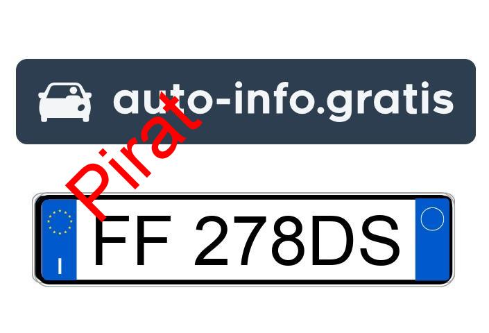 Pirat drogowy w pojeździe o numerach rejestracyjnych FF278DS