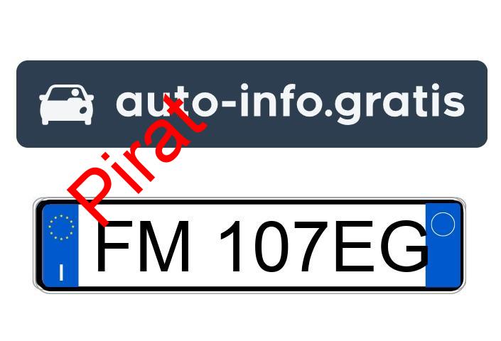 Pirat drogowy w pojeździe o numerach rejestracyjnych FM107EG