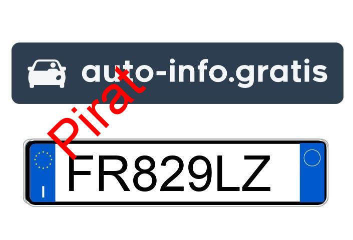 Pirat drogowy w pojeździe o numerach rejestracyjnych FR829LZ