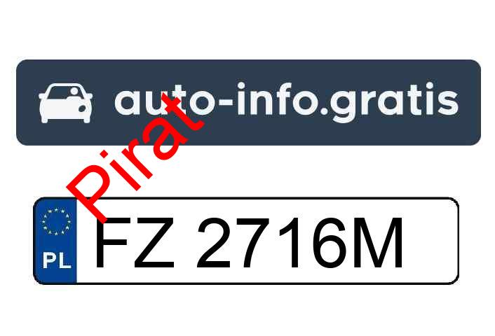 Pirat drogowy w pojeździe o numerach rejestracyjnych FZ2716M