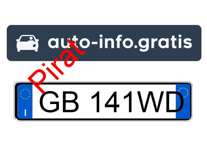 Pirat drogowy w pojeździe o numerach rejestracyjnych GB141WD