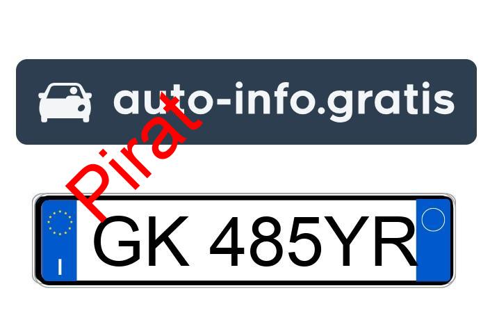 Pirat drogowy w pojeździe o numerach rejestracyjnych GK485YR