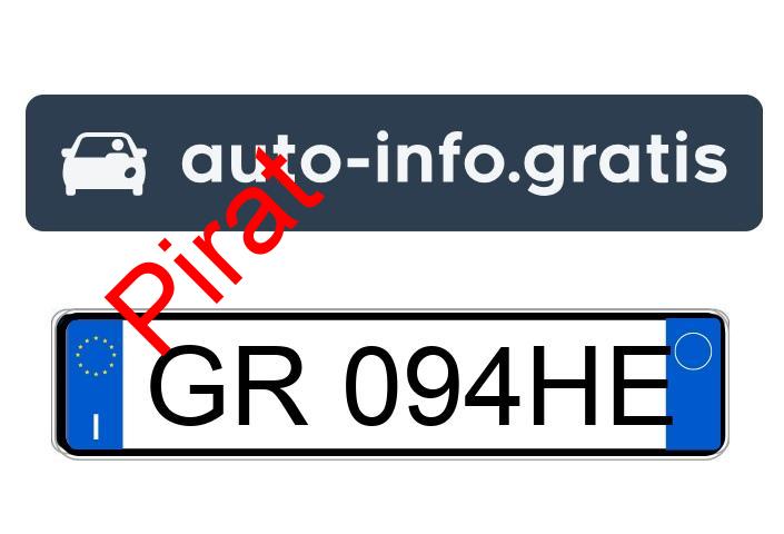Pirat drogowy w pojeździe o numerach rejestracyjnych GR094HE