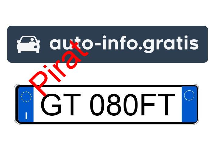 Pirat drogowy w pojeździe o numerach rejestracyjnych GT080FT
