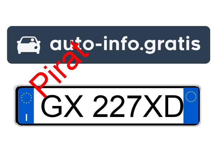 Pirat drogowy w pojeździe o numerach rejestracyjnych GX227XD