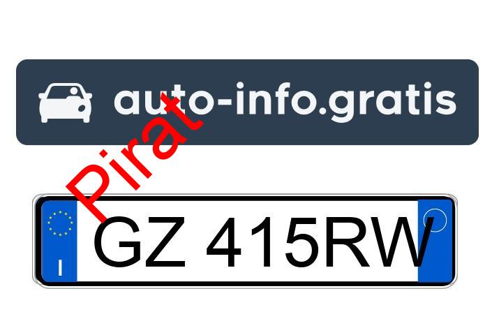 Pirat drogowy w pojeździe o numerach rejestracyjnych GZ415RW