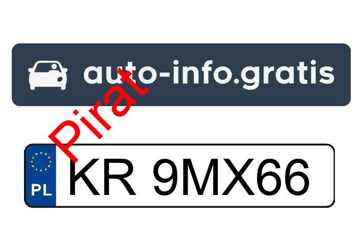 Pirat drogowy w pojeździe o numerach rejestracyjnych KR9MX66