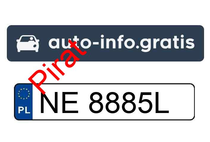 Pirat drogowy w pojeździe o numerach rejestracyjnych NE8885L