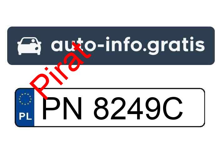 Pirat drogowy w pojeździe o numerach rejestracyjnych PN8249C