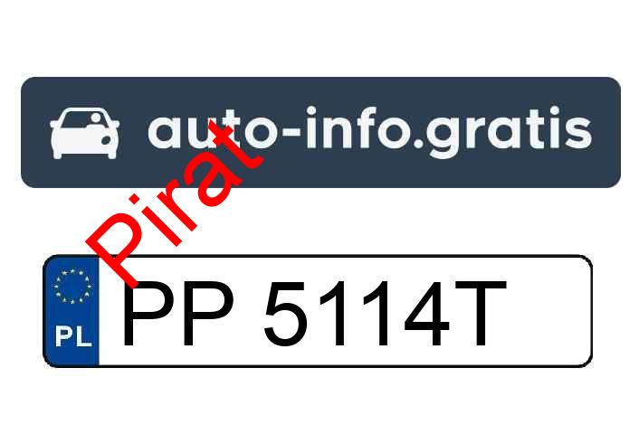 Pirat drogowy w pojeździe o numerach rejestracyjnych PP5114T