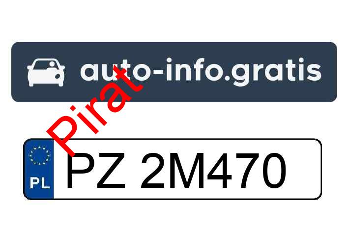 Pirat drogowy w pojeździe o numerach rejestracyjnych PZ2M470