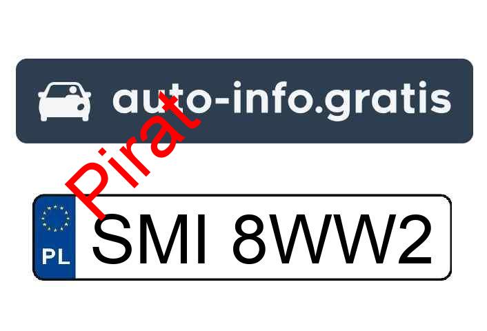 Pirat drogowy w pojeździe o numerach rejestracyjnych SMI8WW2