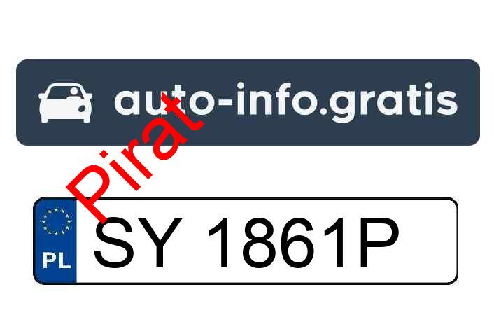 Pirat drogowy w pojeździe o numerach rejestracyjnych SY1861P
