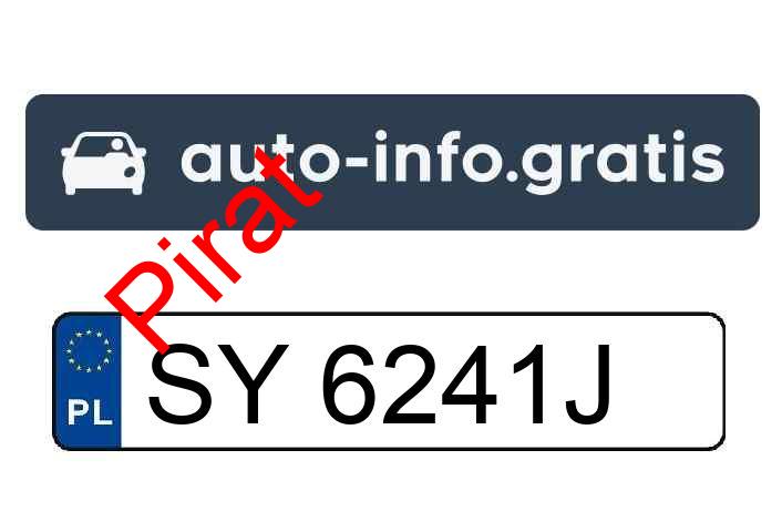 Pirat drogowy w pojeździe o numerach rejestracyjnych SY6241J
