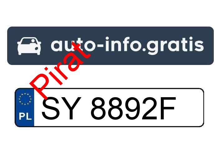 Pirat drogowy w pojeździe o numerach rejestracyjnych SY8892F