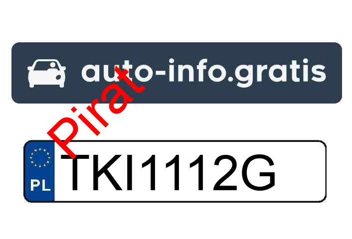 Pirat drogowy w pojeździe o numerach rejestracyjnych TKI1112G