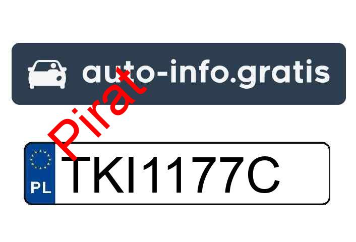 Pirat drogowy w pojeździe o numerach rejestracyjnych TKI1177C