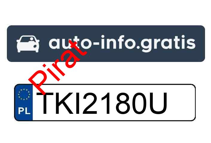 Pirat drogowy w pojeździe o numerach rejestracyjnych TKI2180U