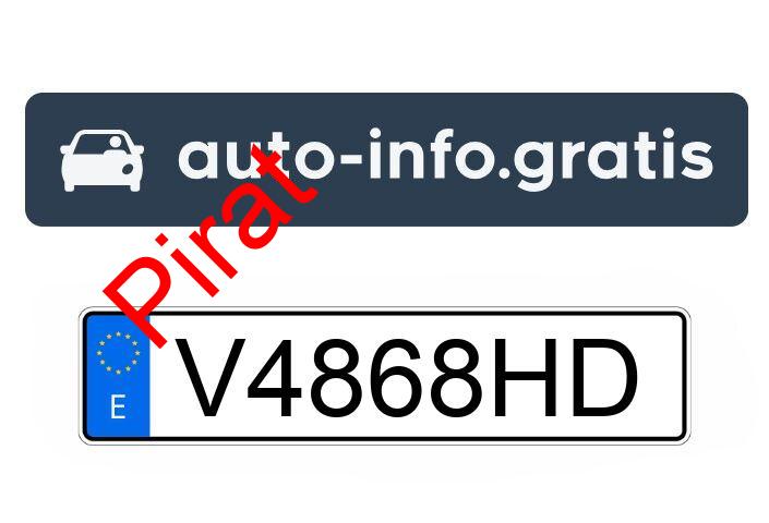 Pirat drogowy w pojeździe o numerach rejestracyjnych V4868HD