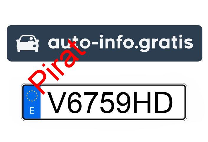 Pirat drogowy w pojeździe o numerach rejestracyjnych V6759HD