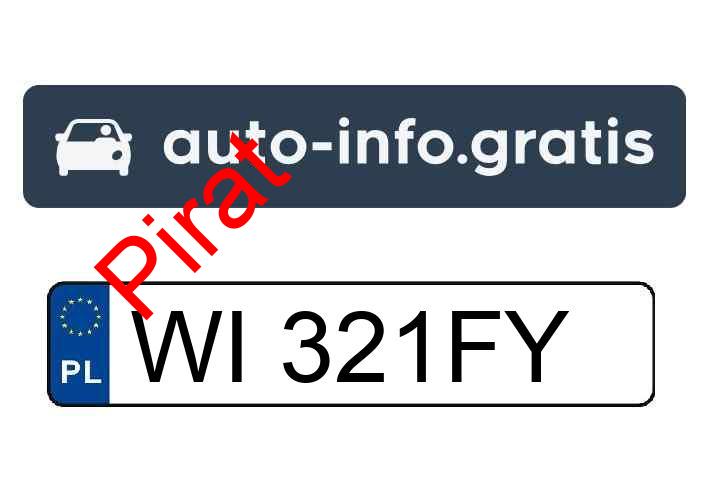 Pirat drogowy w pojeździe o numerach rejestracyjnych WI321FY Pirat drogowy w pojeździe o numerach rejestracyjnych WI321FY