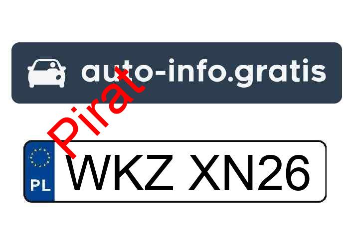 Pirat drogowy w pojeździe o numerach rejestracyjnych WKZXN26 Pirat drogowy w pojeździe o numerach rejestracyjnych WKZXN26