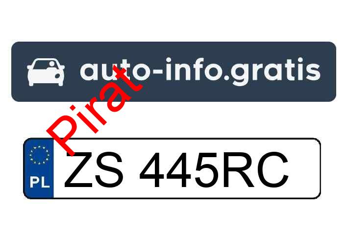 Pirat drogowy w pojeździe o numerach rejestracyjnych ZS445RC Pirat drogowy w pojeździe o numerach rejestracyjnych ZS445RC
