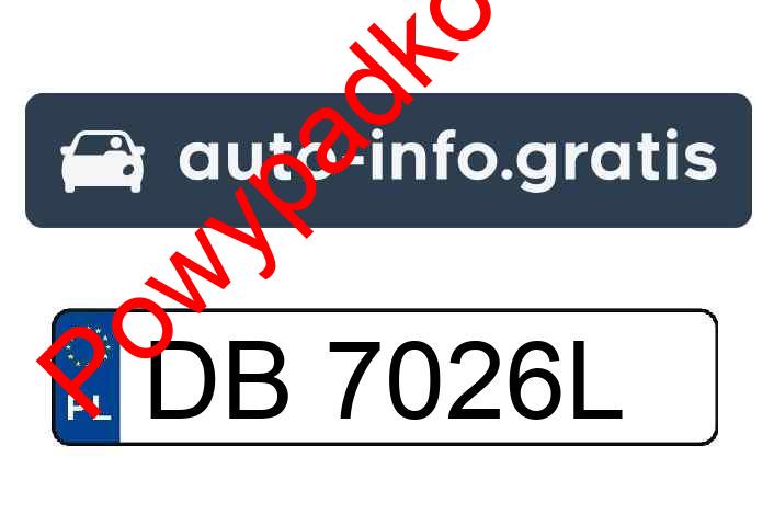 Pojazd o numerach DB7026L uczestniczył w wypadku
