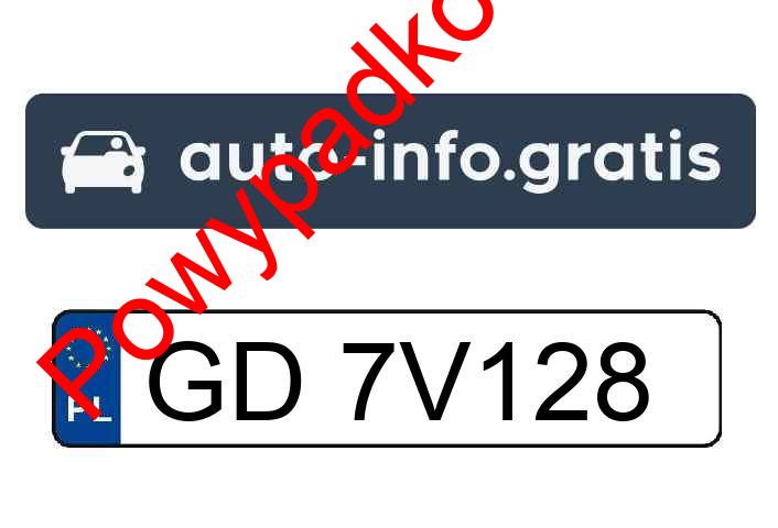Pojazd o numerach GD7V128 uczestniczył w wypadku