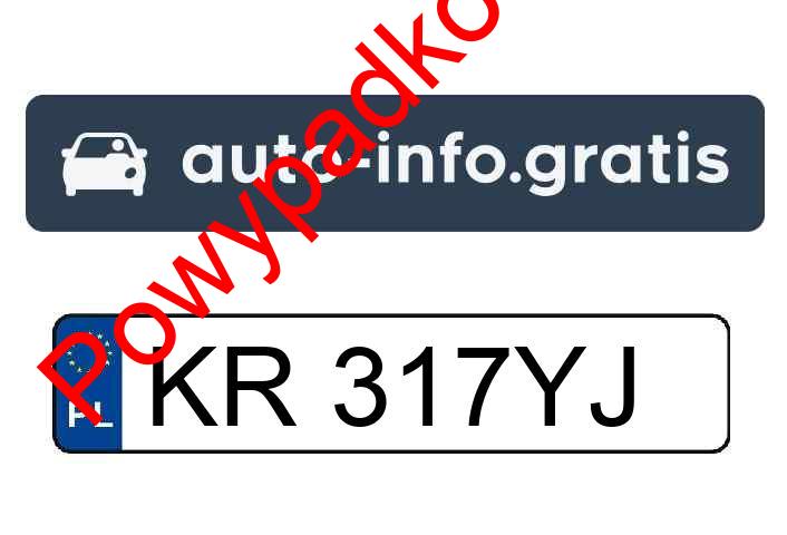 Pojazd o numerach KR317YJ uczestniczył w wypadku Pojazd o numerach KR317YJ uczestniczył w wypadku