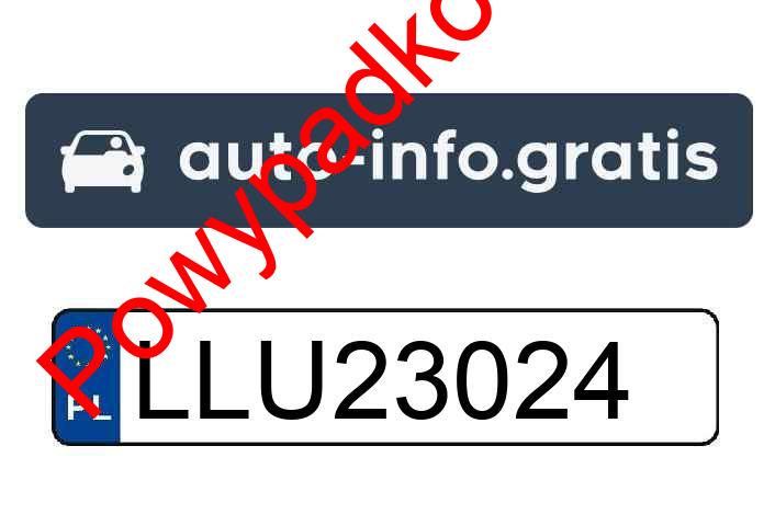 Pojazd o numerach LLU23024 uczestniczył w wypadku