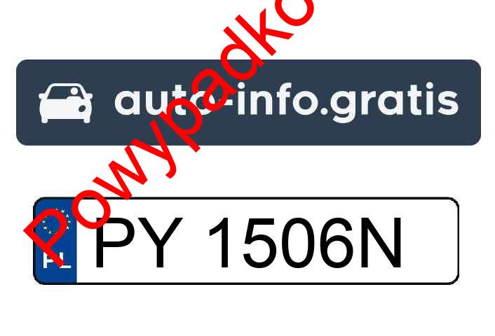 Pojazd o numerach PY1506N uczestniczył w wypadku