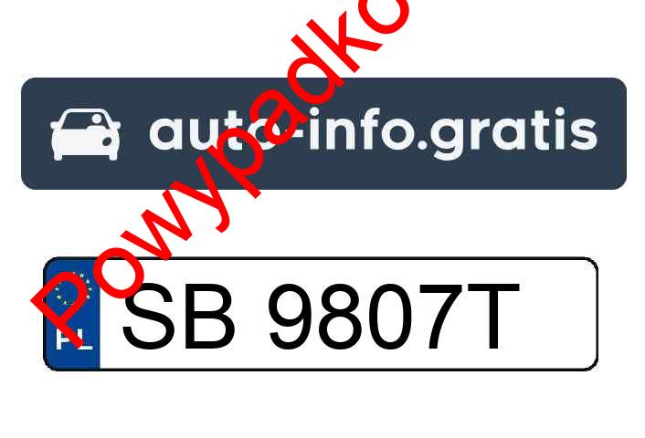 Pojazd o numerach SB9807T uczestniczył w wypadku