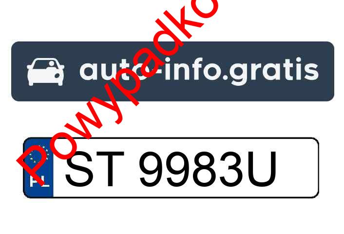 Pojazd o numerach ST9983U uczestniczył w wypadku