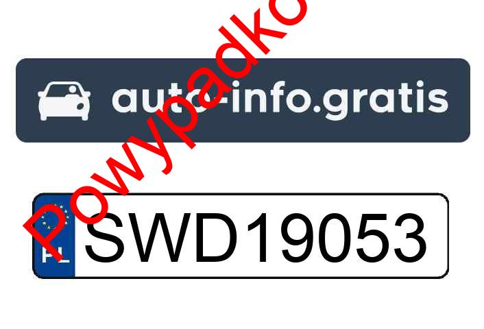 Pojazd o numerach SWD19053 uczestniczył w wypadku