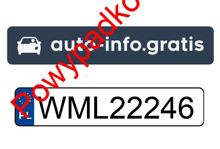 Pojazd o numerach WML22246 uczestniczył w wypadku
