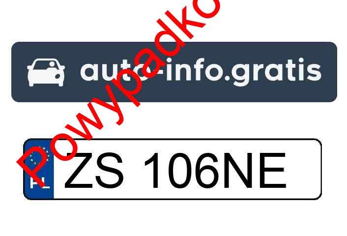 Pojazd o numerach ZS106NE uczestniczył w wypadku