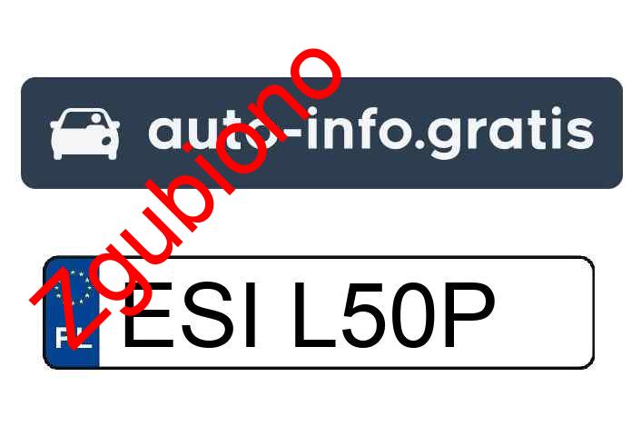 Zgubiono tablicę rejestracyjną o numerach ESIL50P
