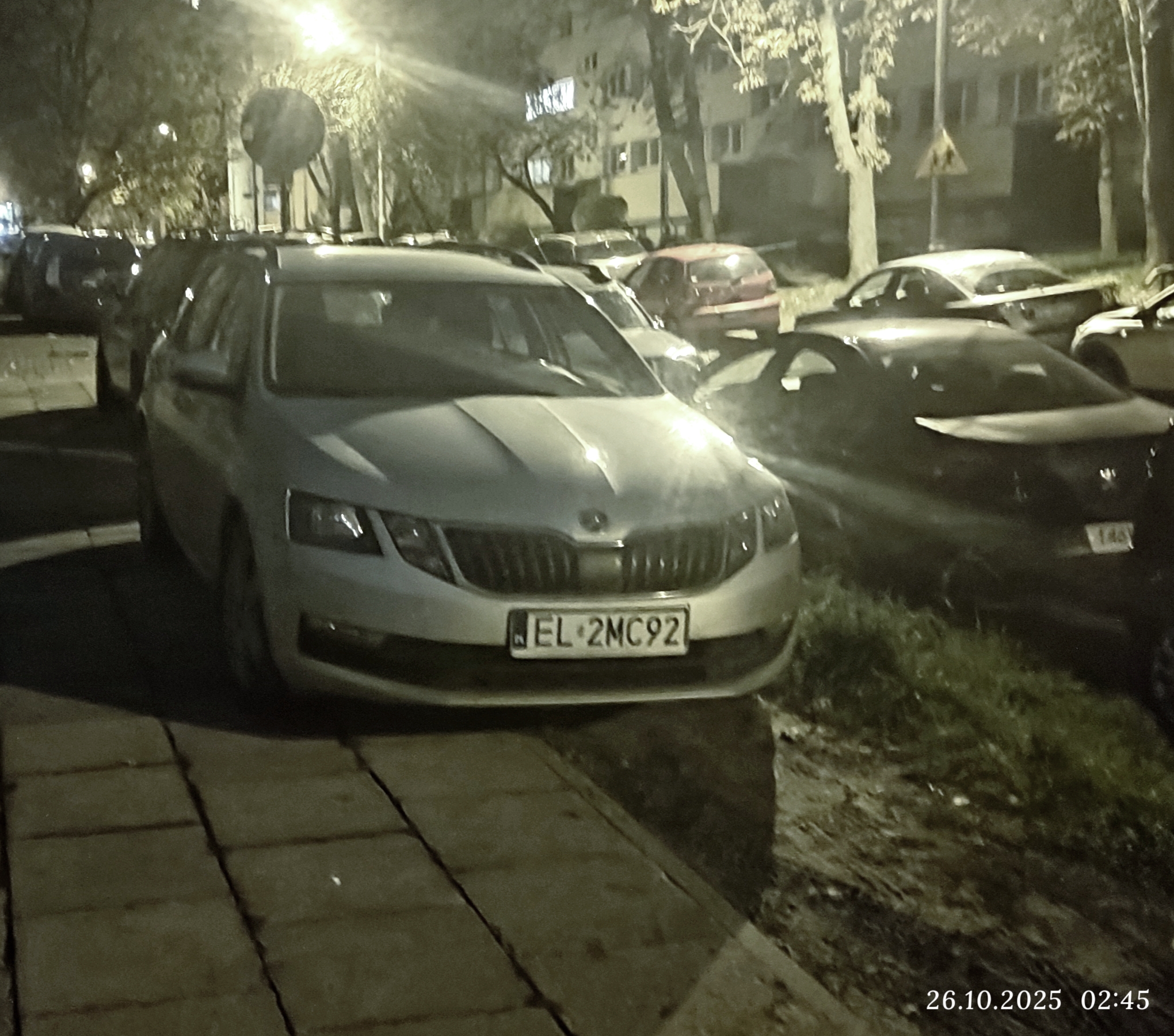 Mistrz parkowania w pojeździe o numerach EL2MC92 Mistrz parkowania w pojeździe o numerach EL2MC92
