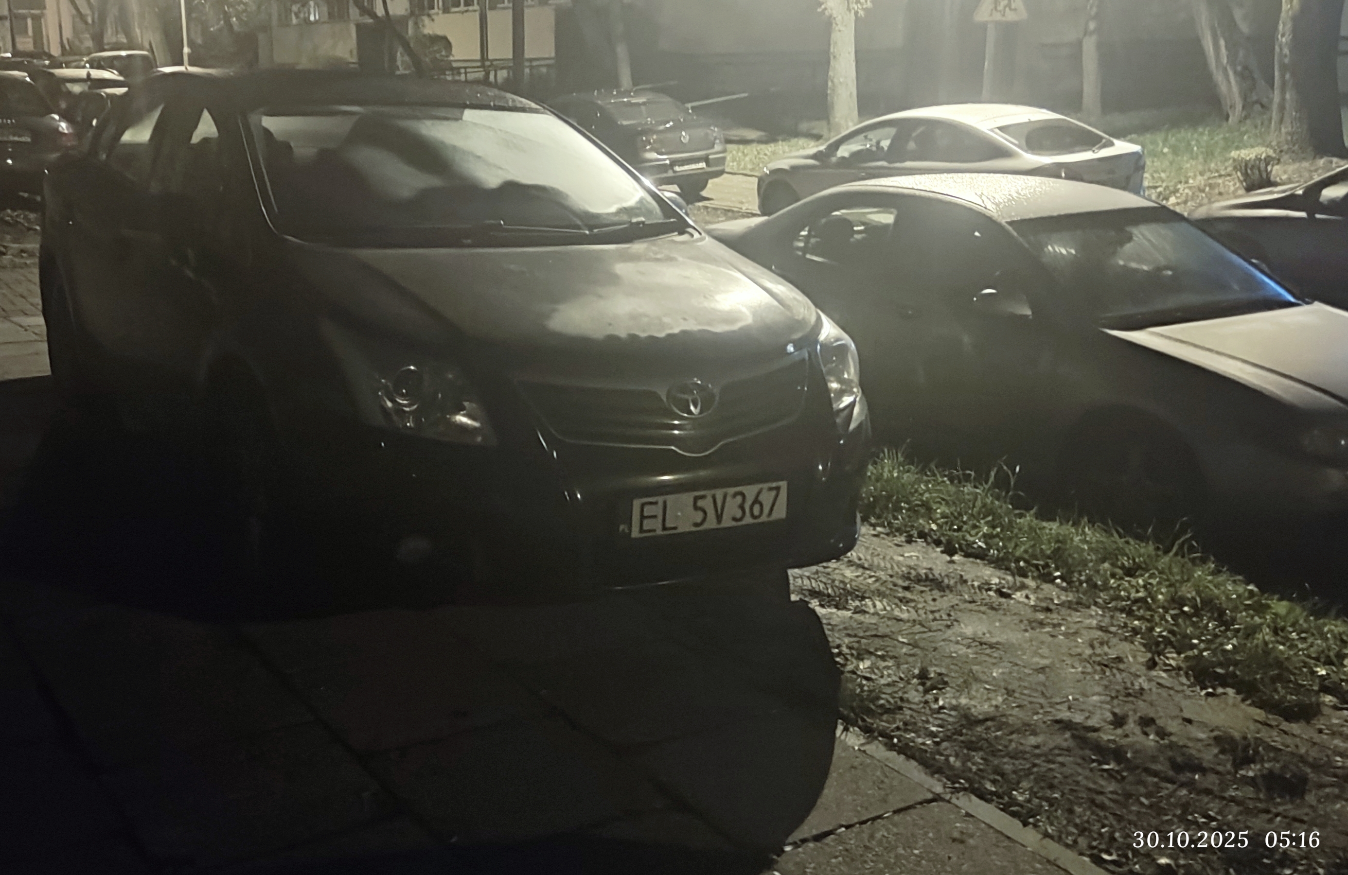 Mistrz parkowania w pojeździe o numerach EL5V367