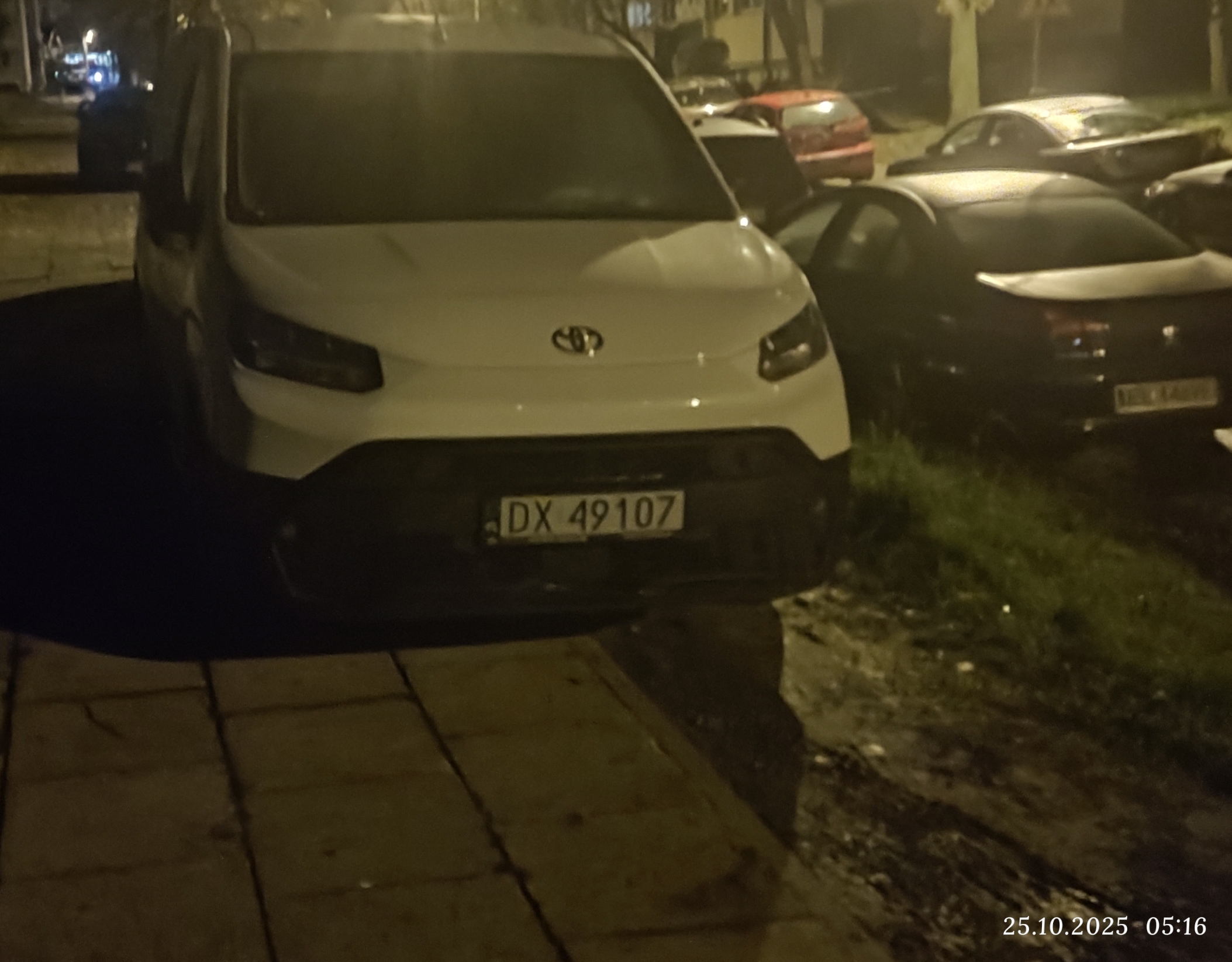 Mistrz parkowania w pojeździe o numerach DX49107