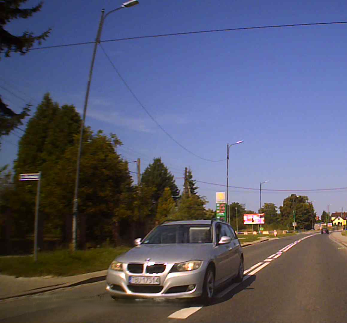 Pirat drogowy w pojeździe o numerach rejestracyjnych TBU17514