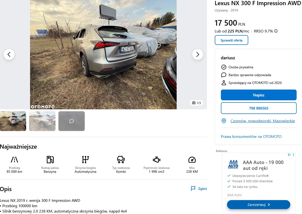 prawdopodobnie po spaleniu wnętrza