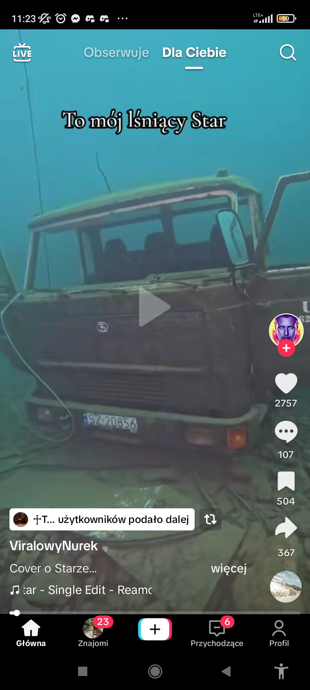 Numer rejestracyjny SZ 20856 posiada STAR 742 6.9t 742 Andoria - SZ20856