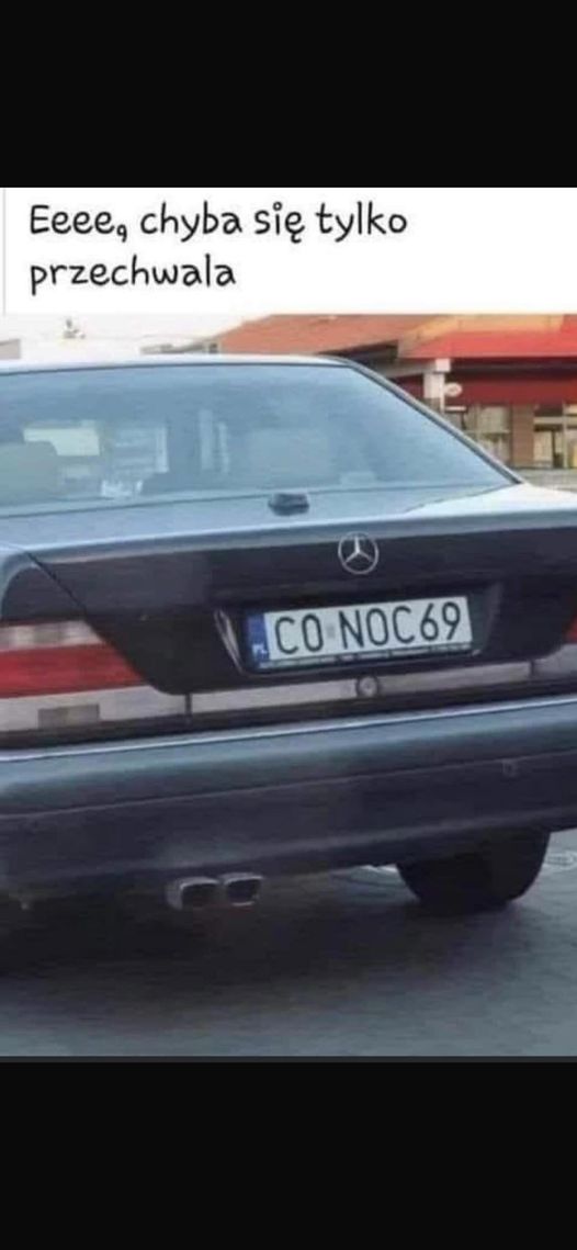 Numer rejestracyjny C0NOC69 posiada MERCEDES-BENZ S 500 5.0 KAT