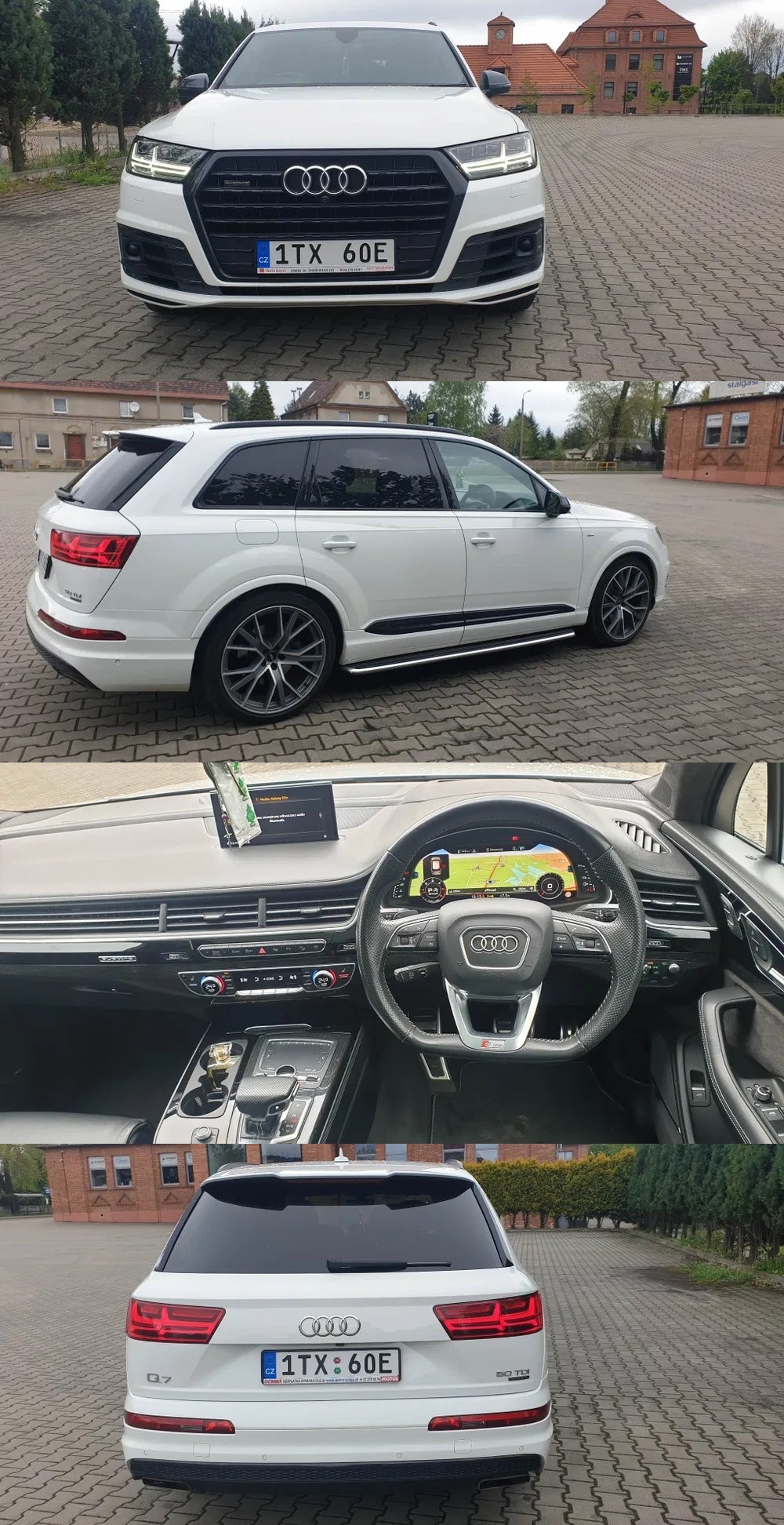 Numer rejestracyjny 1TX60E posiada AUDI Q7