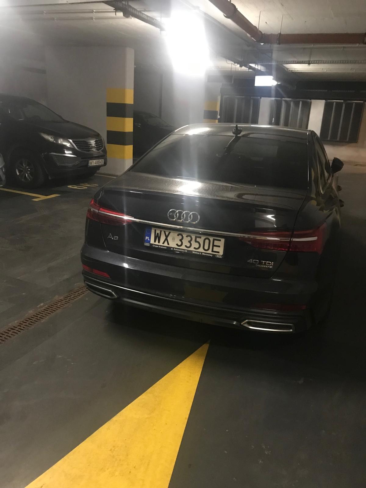 Mistrz parkowania w pojeździe o numerach WX3350E