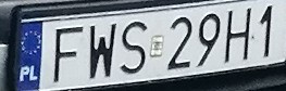 Numer rejestracyjny ** posiada ZUK 